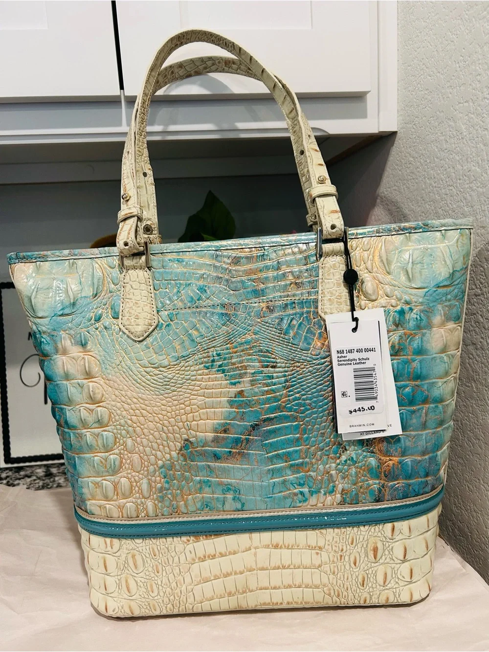 Brahmin Serendipity Schulz Asher Tote with Tassel